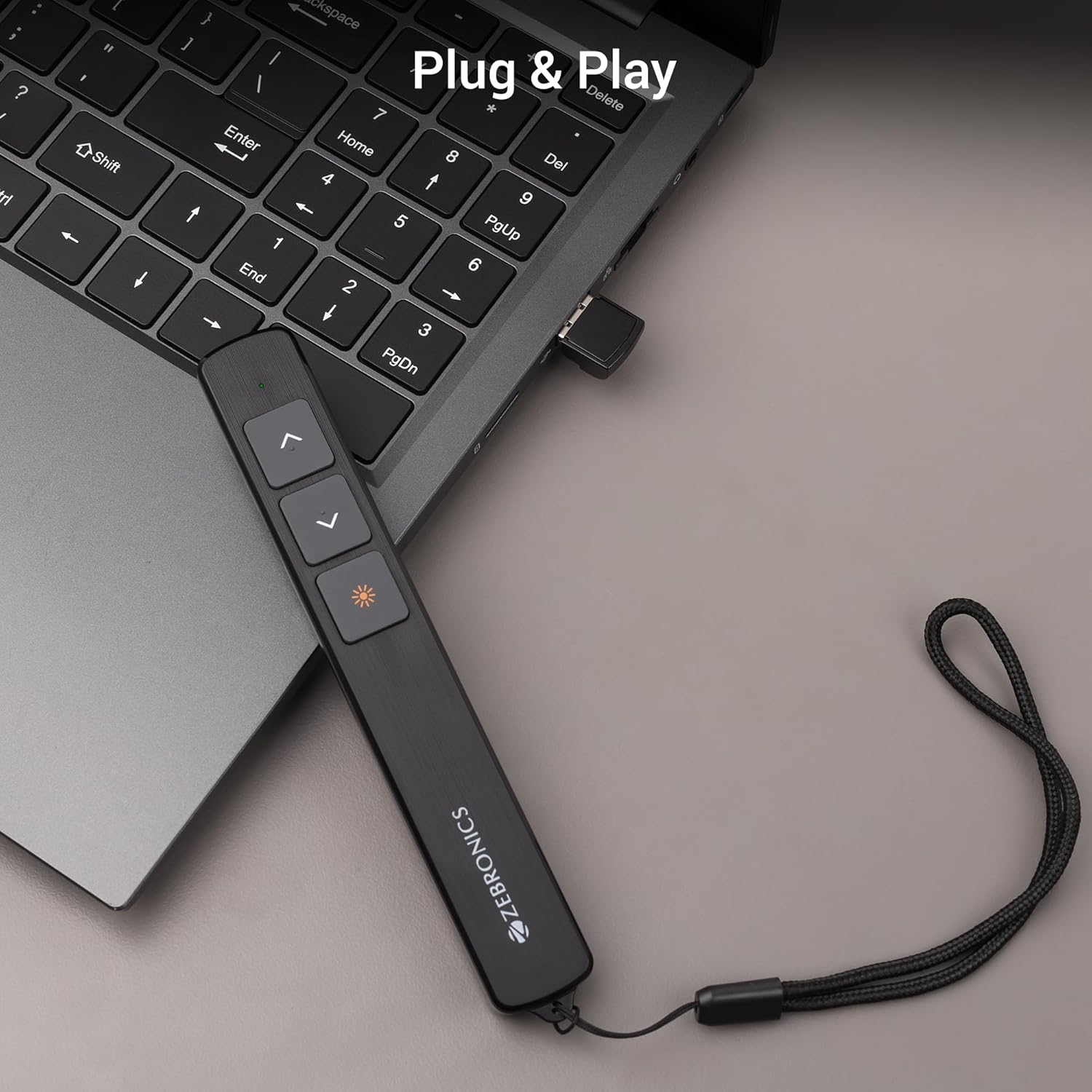 ZEBRONICS PP100, 2.4GHz Wireless LASER Pointer - Image 3