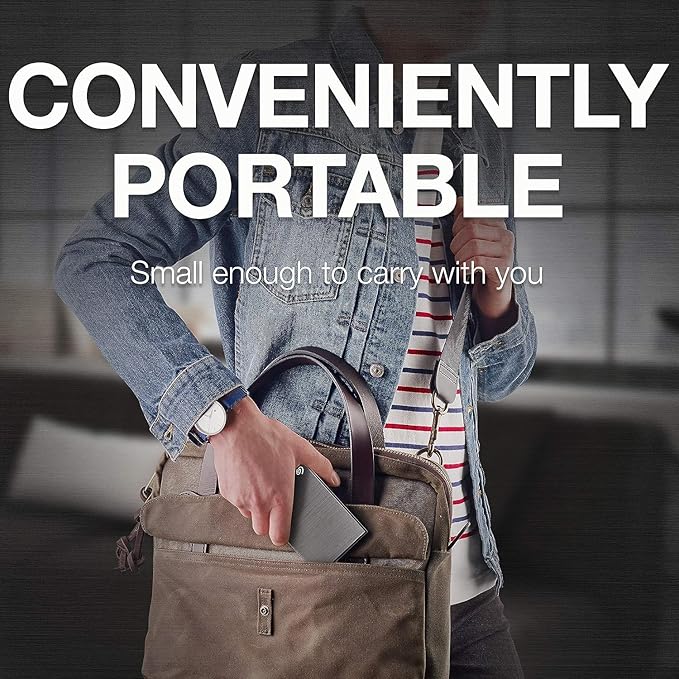 Seagate One Touch 5TB External HDD with Password Protection Space Gray, for Windows and Mac - Image 5