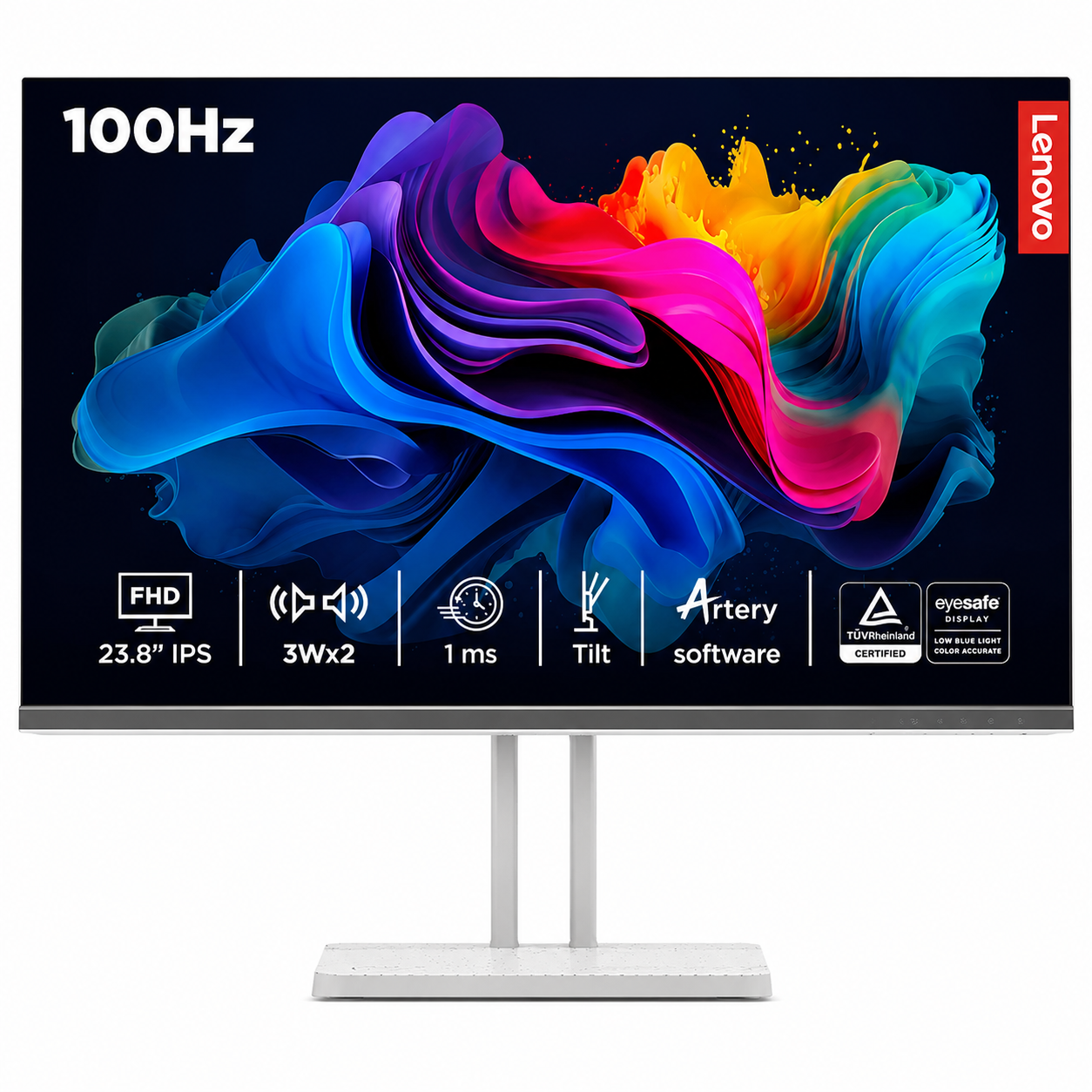 Lenovo L-Series 24 inch (60.45cm) FHD IPS Monitor