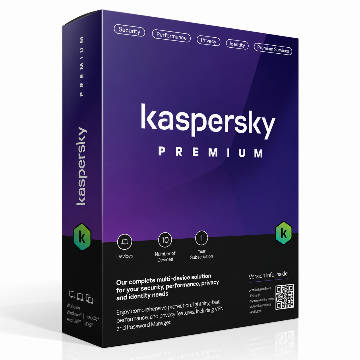 Kaspersky Premium 3-User & 3-Year ( Latest Version )